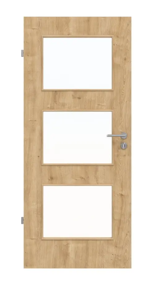 Zdjęcie frontowe dąb sękaty LA 11 Basic Durat drzwi wewnętrzne - Huga