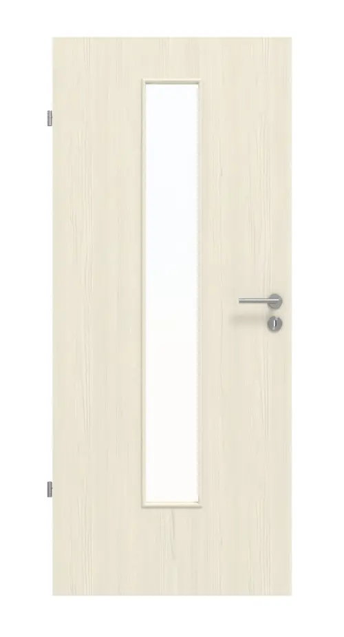 Zdjęcie frontowe drzwi wewnętrznych modrzew lazura LA 24 Basic Durat - Huga