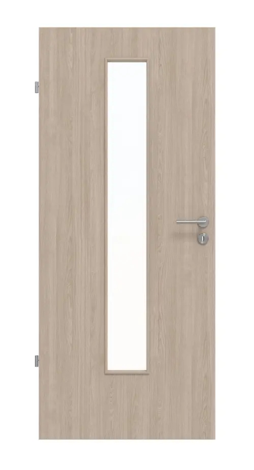 Zdjęcie frontowe drzwi wewnętrznych dąb szary LA 24 Basic Durat - Huga