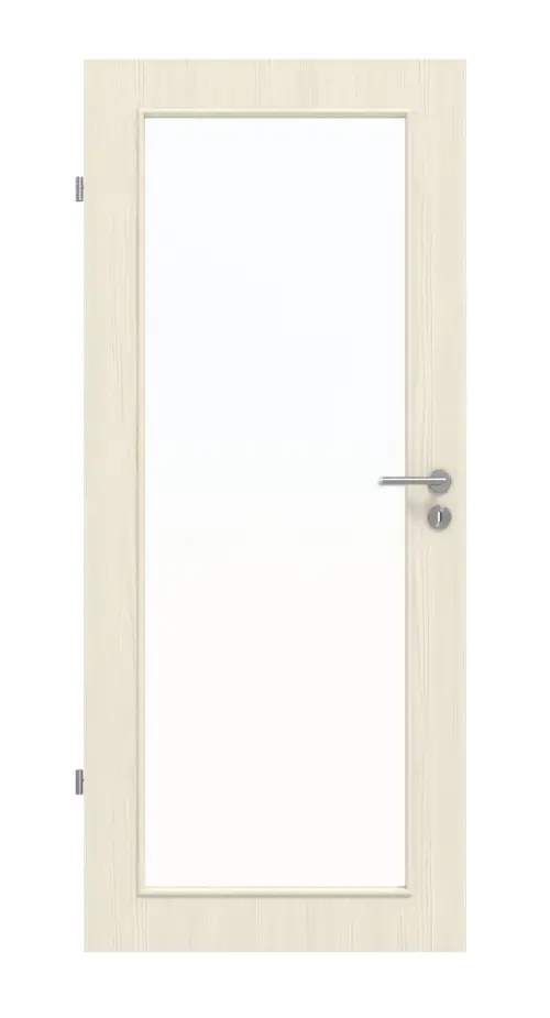 Widok z przodu modrzew lazurowany LA 27 Basic Durat drzwi wewnętrzne - Huga