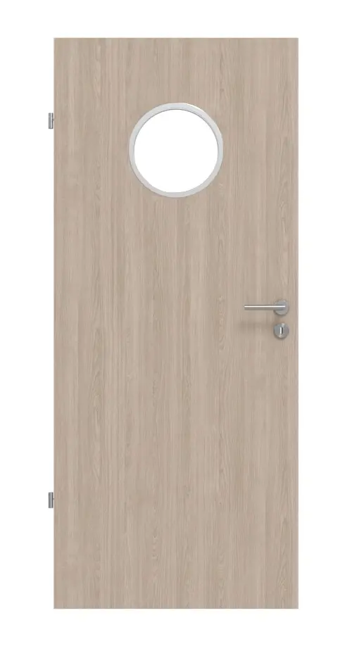 Widok z przodu drzwi wewnętrznych dąb szary LA bulaj Basic Durat - Huga