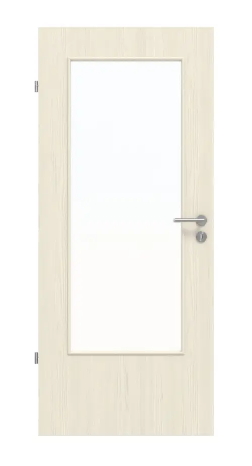 Zdjęcie od frontu drzwi wewnętrznych modrzew lazura DIN-LA Basic Durat - Huga