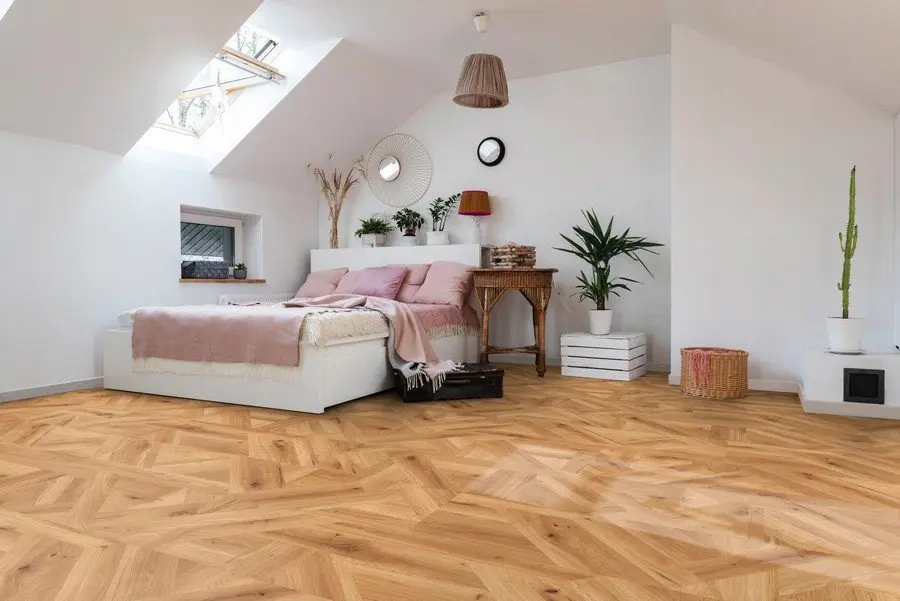 Widok paneli laminowanych KAINDL dąb Milano Reale 1-lamelowy deska w stylu wiejskim Aqualine XPT zdjęcie 3