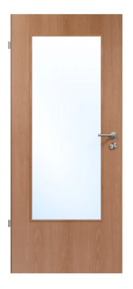 WESTAG drzwi do pomieszczeń mokrych buk Blumig BU 88 PortaLit CPL z przeszkleniem LA-DIN