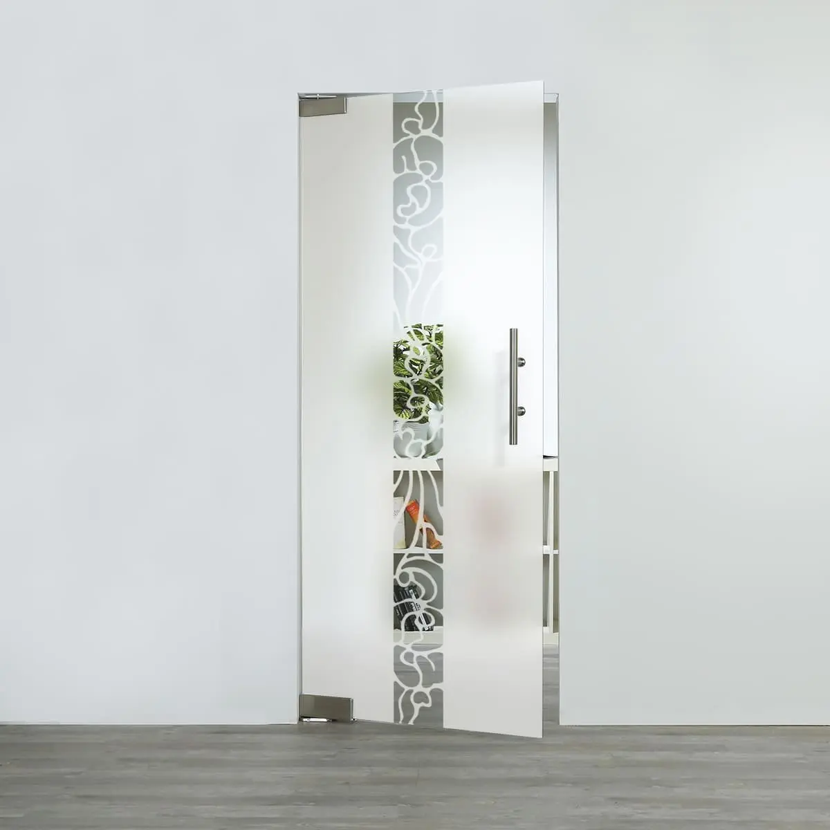 LIENBACHER szklane drzwi wahadłowe model 301 szkło przezroczyste