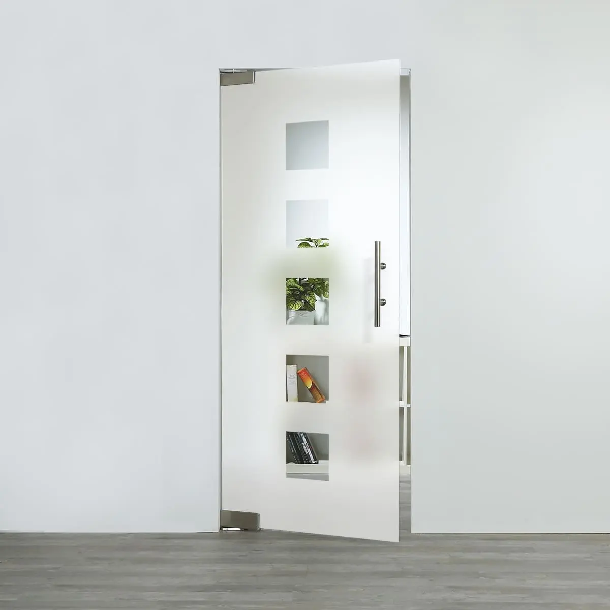 LIENBACHER szkło drzwi wahadłowe szklane model 303 negatyw szkło przezroczyste