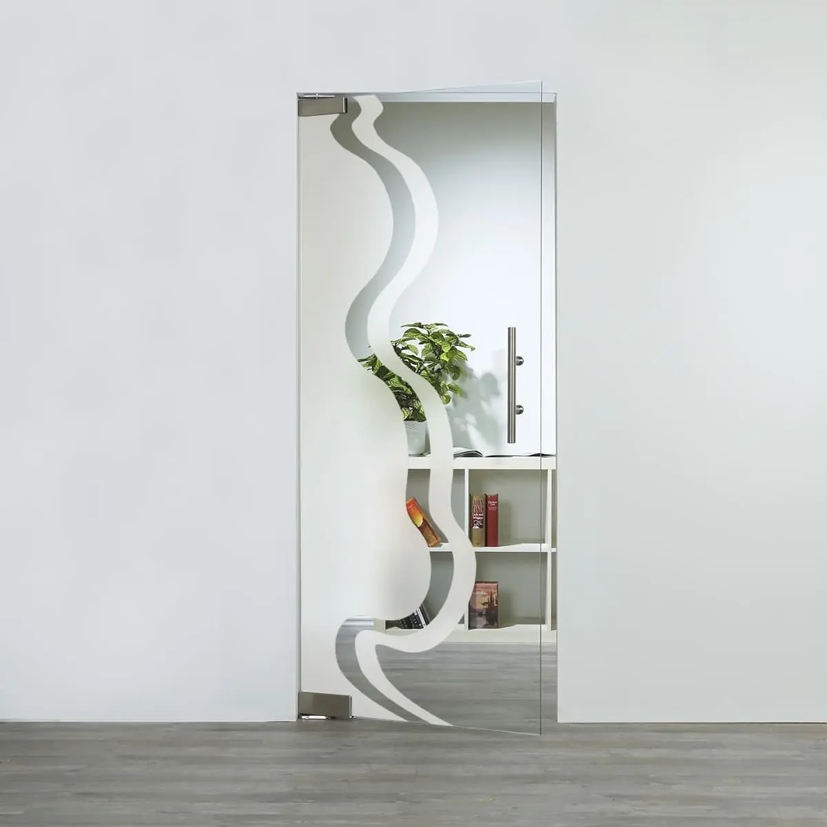 LIENBACHER szklane drzwi wahadłowe model 326 szkło przezroczyste