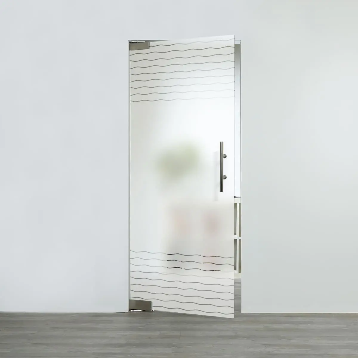 LIENBACHER szklane drzwi wahadłowe model 331, szkło przezroczyste