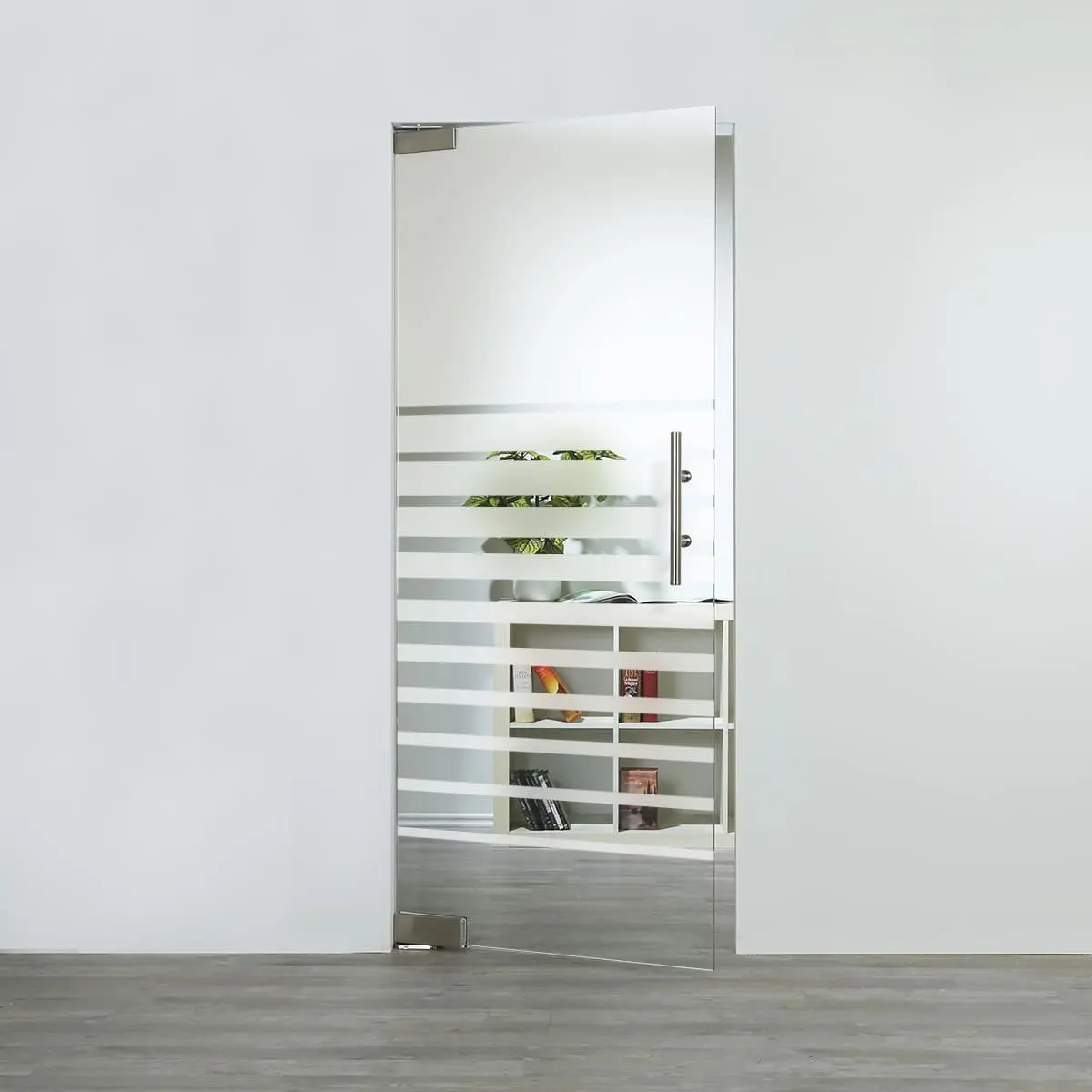 LIENBACHER szklane drzwi wahadłowe model 366 negatyw szkło przezroczyste