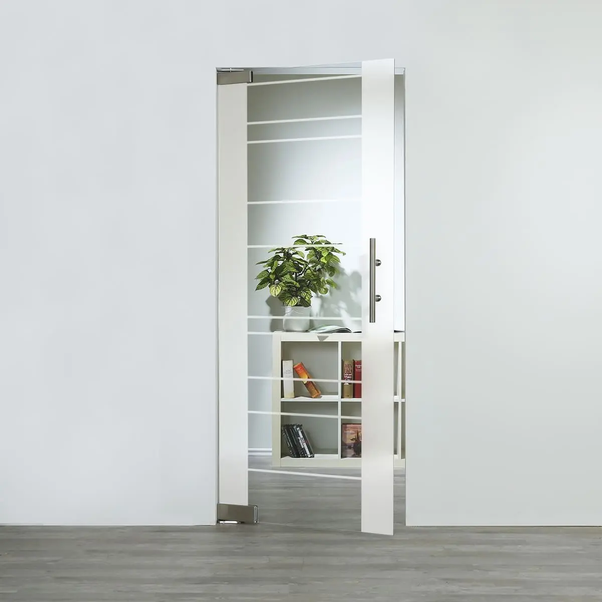 LIENBACHER szklane drzwi wahadłowe model 392 negatyw szkło przezroczyste