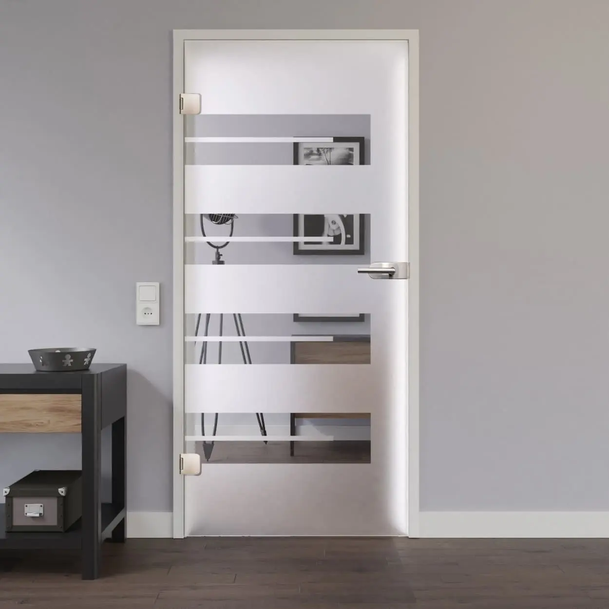 LIENBACHER szkło drzwi szklane model 363 szkło przezroczyste