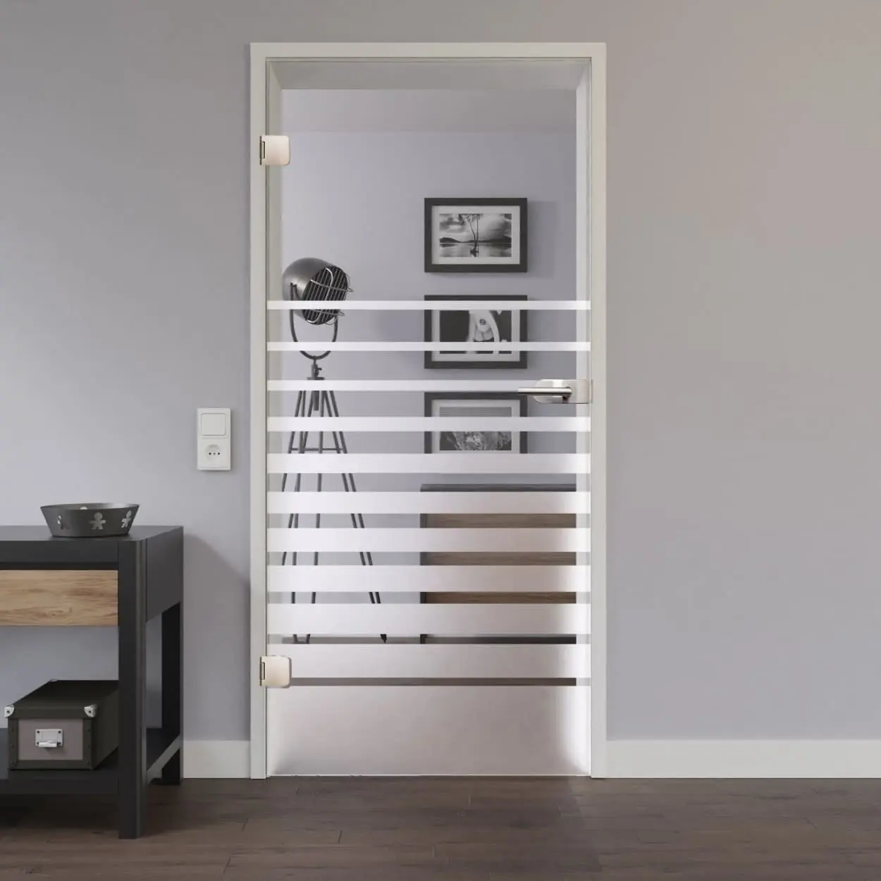 LIENBACHER drzwi szklane model 366 szkło przezroczyste