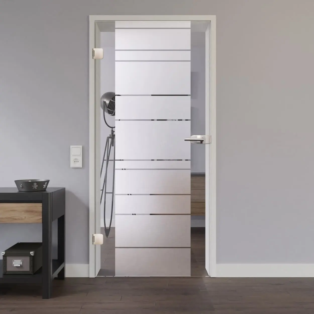 LIENBACHER drzwi szklane model 392 szkło przezroczyste