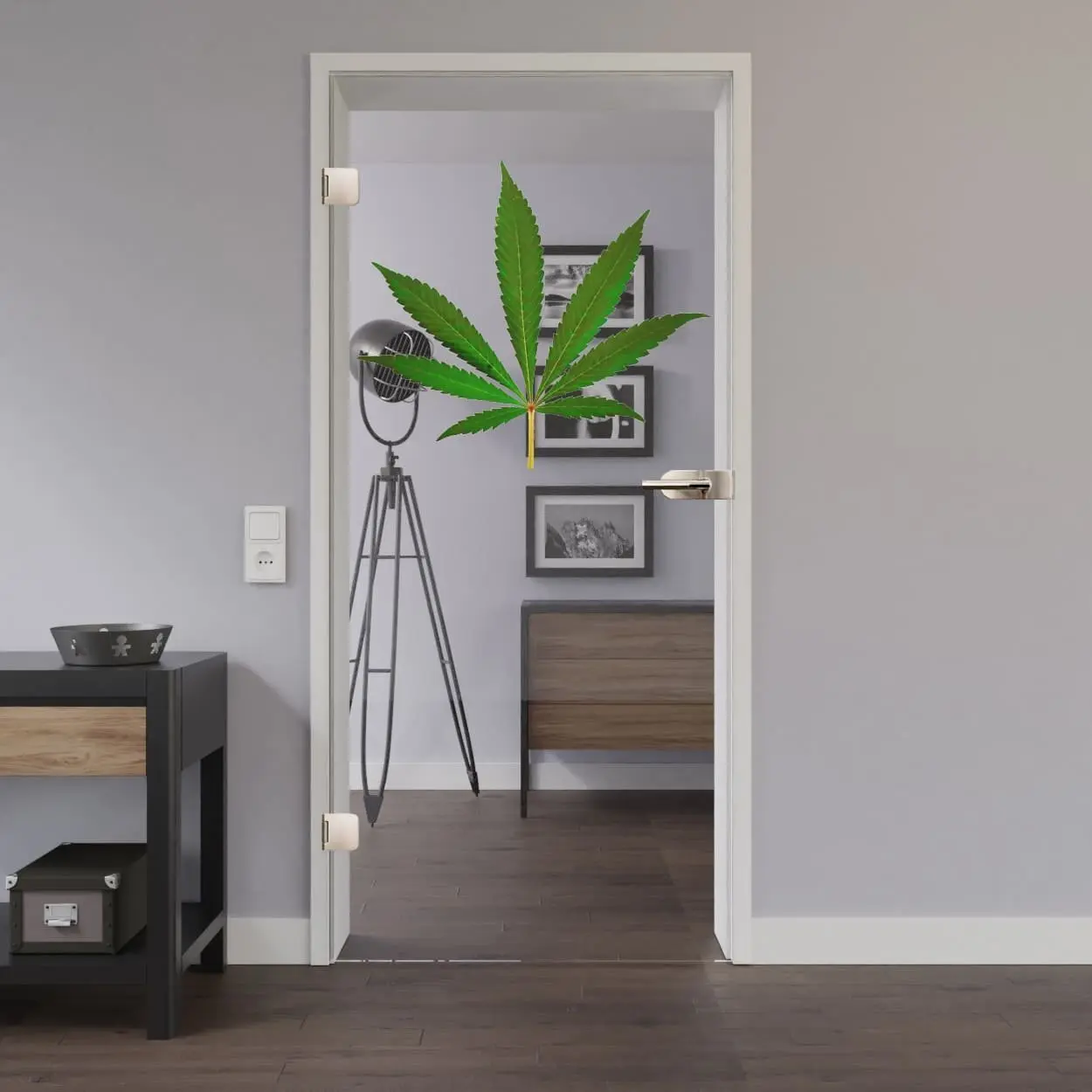 LIENBACHER drzwi szklane model 661 szkło przezroczyste