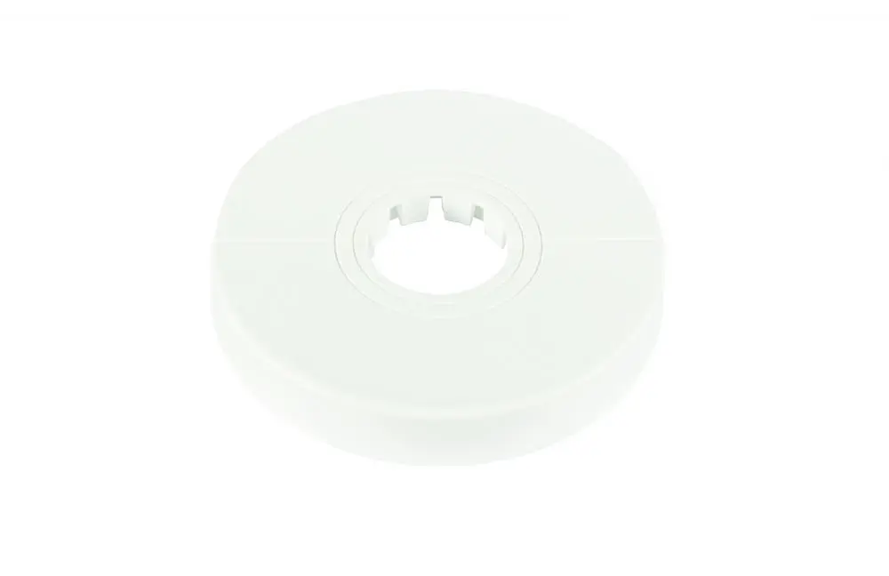 Rozeta maskująca do grzejnika biała tworzywo sztuczne - MEISTER