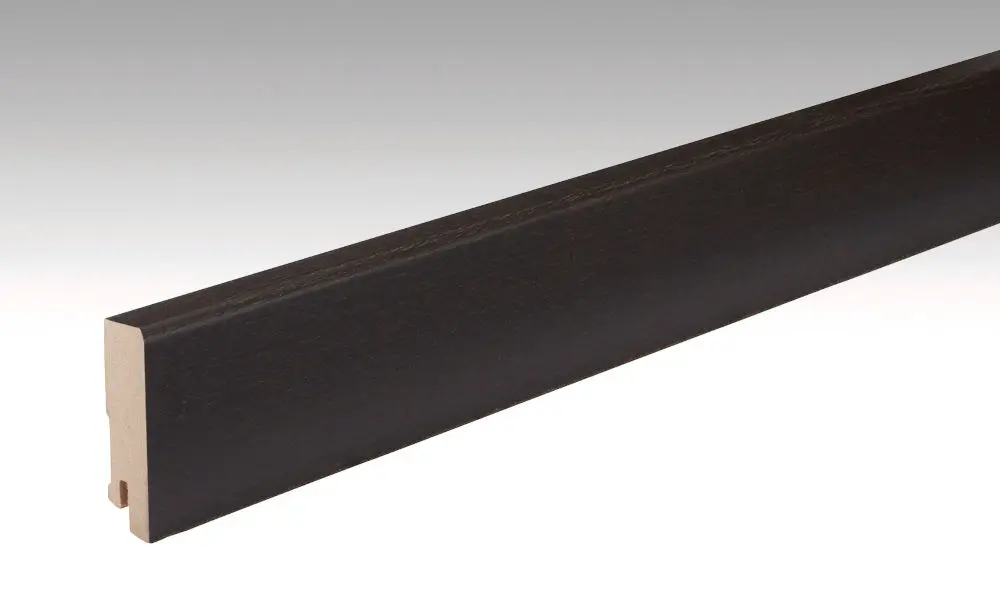 Dąb brązowy czarny listwa przypodłogowa fornirowana drewnem naturalnym profil 15 MK (2380 x 16 x 60 mm) - MEISTER