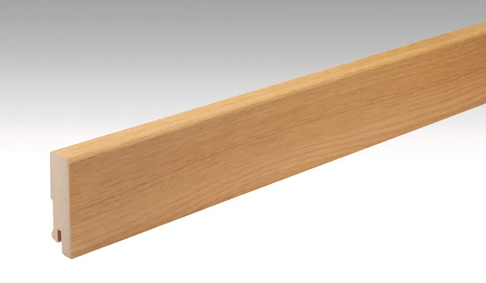 Dąb Nature listwa przypodłogowa fornirowana drewnem naturalnym profil 15 MK (2380 x 16 x 60 mm) - MEISTER