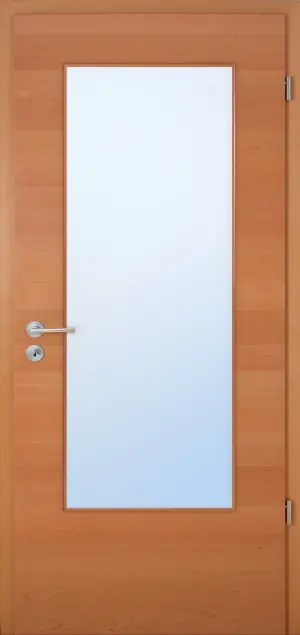 JELD-WEN drzwi wewnętrzne buk Living Optima fornirowane drewnem naturalnym z przeszkleniem LÖ-23