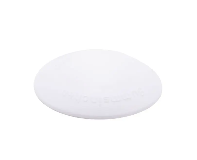 Odbojnik drzwiowy Bummsinchen tworzywo sztuczne biały samoprzylepny - Interio