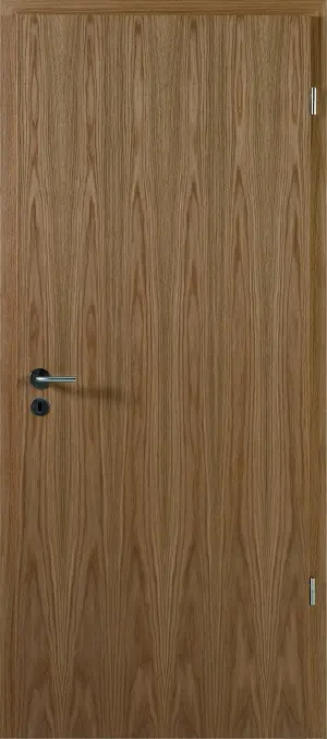 Widok frontowy drzwi przeciwpożarowych T-30 Typ48 dąb Living fornirowanych drewnem naturalnym - Jeld-Wen