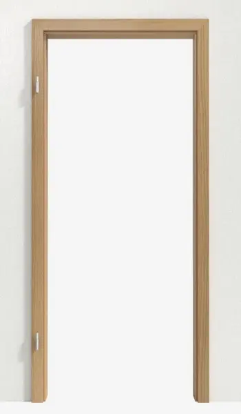 Zdjęcie 4 z ościeżnica dąb europ. sękate fornirowane drewnem naturalnym prostokątna krawędź drzwi dymoszczelne