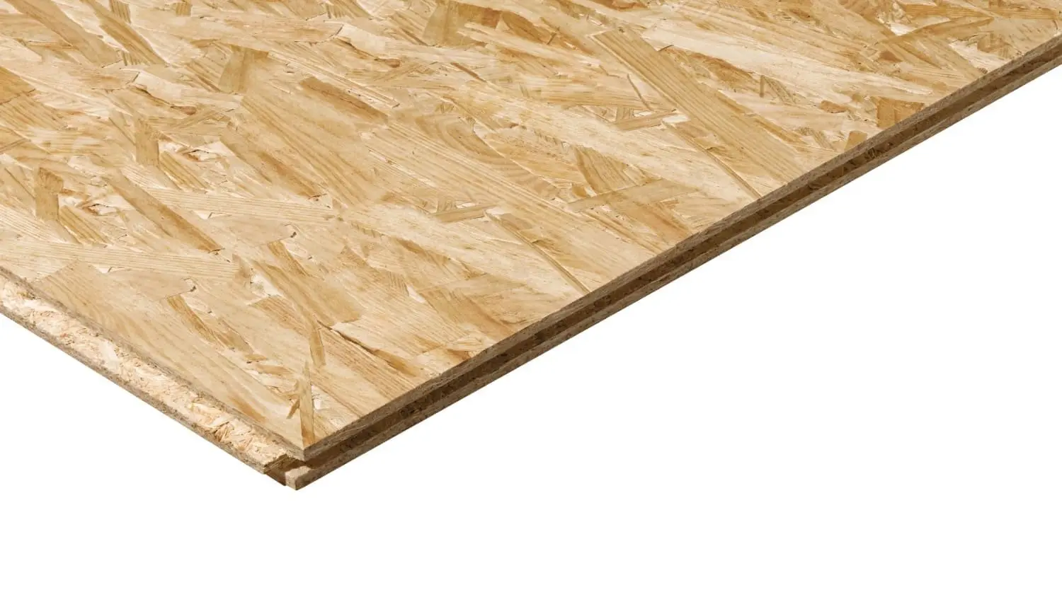 Widok szczegółowy płyty OSB3 EGGER surowe na pióro i wpust 2050 mm x 675 mm x 18 mm