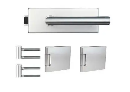 Zdjęcie Private Line prostokątny zestaw okuć stal szlachetna