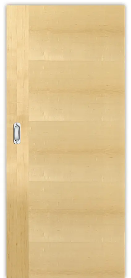 LEBO drzwi przesuwne Can. klon matowy Quirin 2 fornirowane drewnem naturalnym