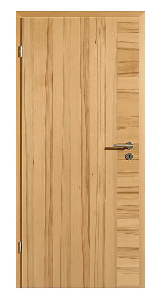 LEBO drzwi wewnętrzne buk twardzielowy matowy Quirin 3 fornirowane drewnem naturalnym