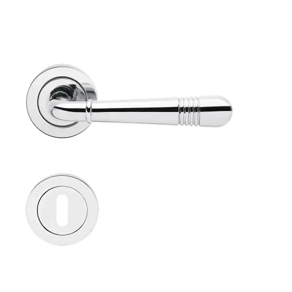 Montmartre R270 chrom okrągła rozeta zestaw do drzwi pokojowych BB - Karcher design