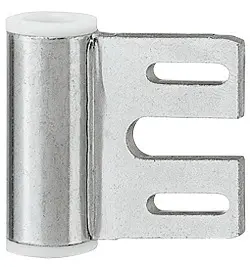 Zdjęcie części zawiasu ramowego ościeżnica metalowa stal niklowane - Lienbacher szkło