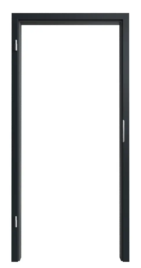 Ościeżnica WESTAG do pomieszczeń wilgotnych Grafit A 14 GetaLit HPL z zaokrągloną krawędzią