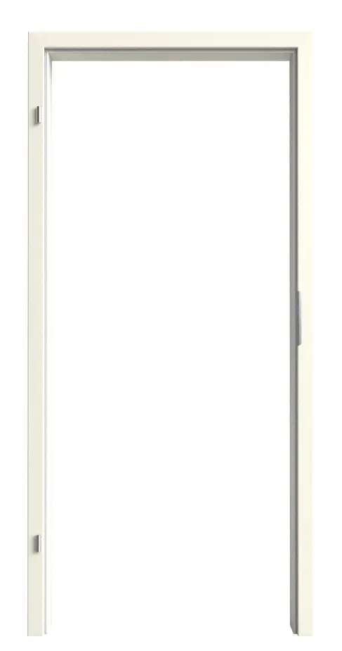 Ościeżnica WESTAG do drzwi wejściowych do mieszkania biel sygnałowa A 224 GetaLit HPL z zaokrągloną krawędzią