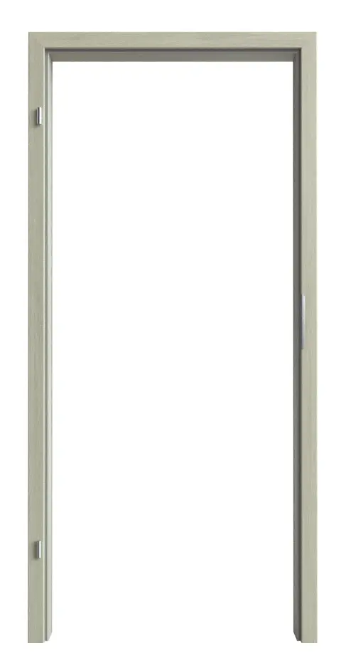 Ościeżnica WESTAG do drzwi przeciwpożarowych dąb platynowy Ei 424 GetaLit HPL z zaokrągloną krawędzią