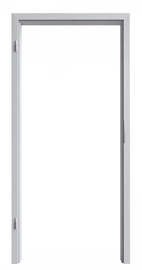 Ościeżnica WESTAG do drzwi do pomieszczeń wilgotnych jasnoszary A 402 GetaLit HPL z zaokrągloną krawędzią