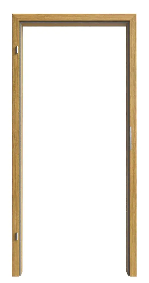 Ościeżnica WESTAG do drzwi dymoszczelnych jasny dąb EiB 310 PortaLit CPL z zaokrągloną krawędzią