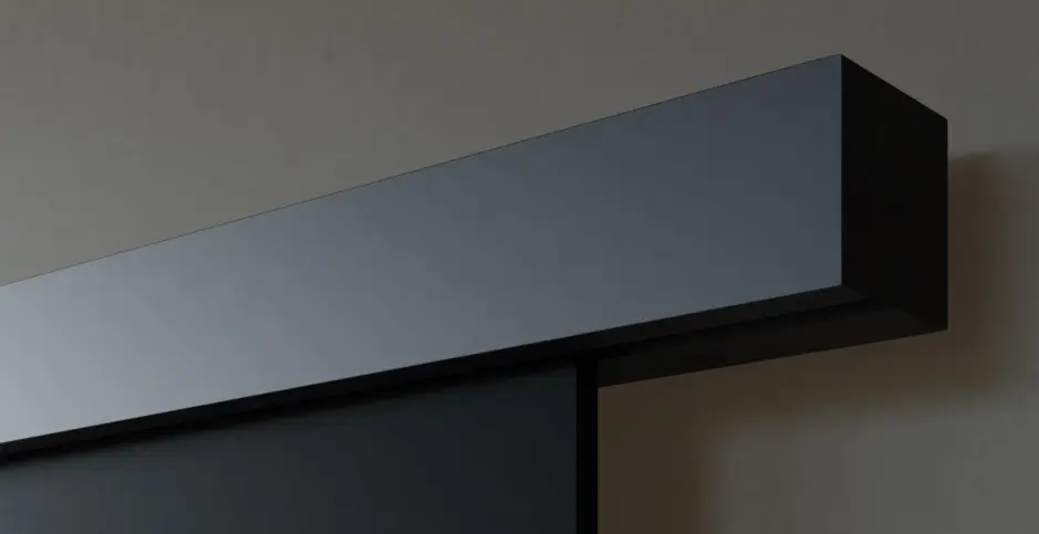 LIENBACHER system drzwi przesuwnych do drzwi przeszklonych Evoline Top Black