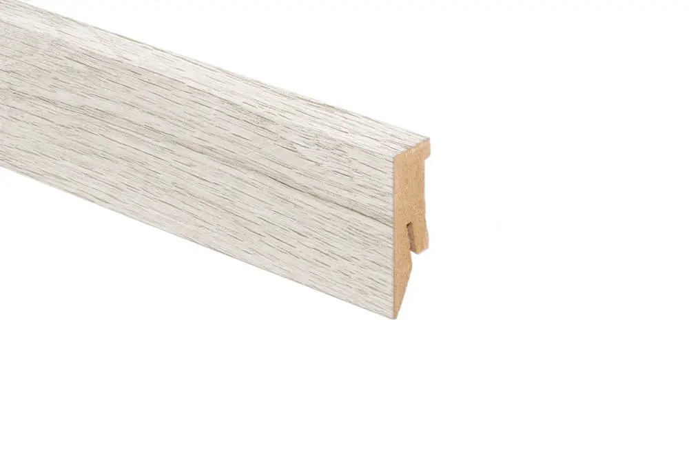 Listwa przypodłogowa dąb FRESCO SNOW powlekana folią 2600 x 50 x 18 mm - Kaindl