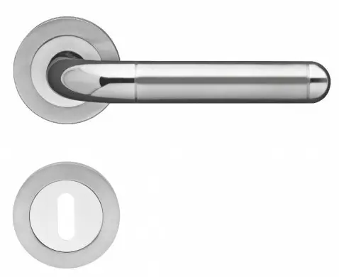 Lignano Steel ER35 matowa polerowana zaokrąglona rozeta BB - Karcher design