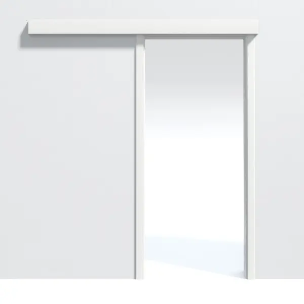 Zdjęcie systemu drzwi przesuwnych biały lakier 9010 Premium naścienny