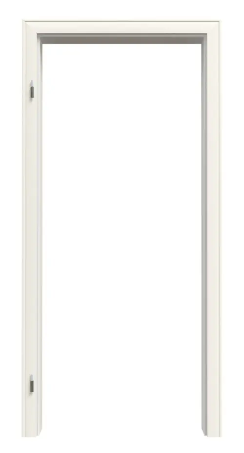 Zdjęcie ościeżnicy profilowej do drzwi wejściowych do mieszkania biały lakier RAL 9010 Premium ZA-02