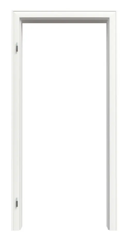 Zdjęcie ościeżnicy profilowej do drzwi wejściowych do mieszkania biały lakier RAL 9016 Premium ZA-02