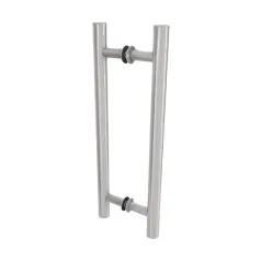 ERKELENZ Para uchwytów Milan okrągłych ze stali szlachetnej