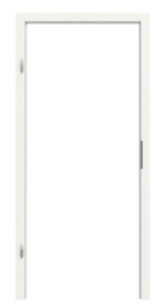 Frontansicht von GARANT Blendrahmen für Brandschutztüren Weißlack 9016 mit runder Kante