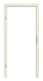 Frontansicht von HÖRMANN Blockrahmen Gebürstete Pinie Dekor ProLine mit runder Kante