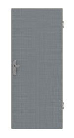 Frontansicht von Cotton like Hygge Grau Basic Wohnungseingangstür - Huga