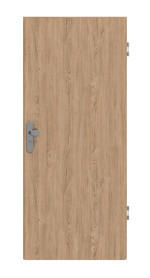 Frontansicht von Typ 52 Raucheiche Lamikor Wohnungseingangstür - Kilsgaard