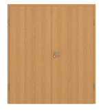 Frontansicht von GARANT Doppelflügeltür inkl. Zarge Eiche Premium CPL