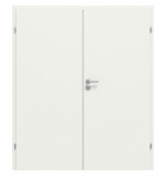 Frontansicht von Doppelflügeltür Sigma Weißlack ähnlich RAL 9003