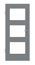 Frontansicht von Cotton like Hygge Grau LA 11 Basic Innentür - Huga